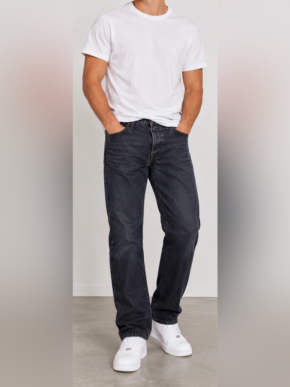 Vintage OLD NAVY Straight Leg Dark Wash Denim Jeans Men’s Sz 30x32 NWOT
